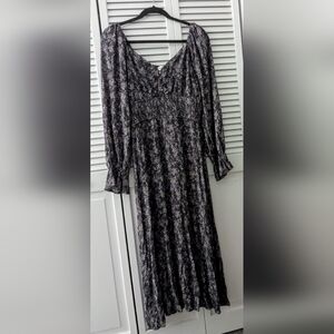 Bohme floral midi dress